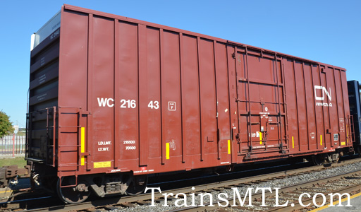 Car/wagon WC21643 left side / coté gauche